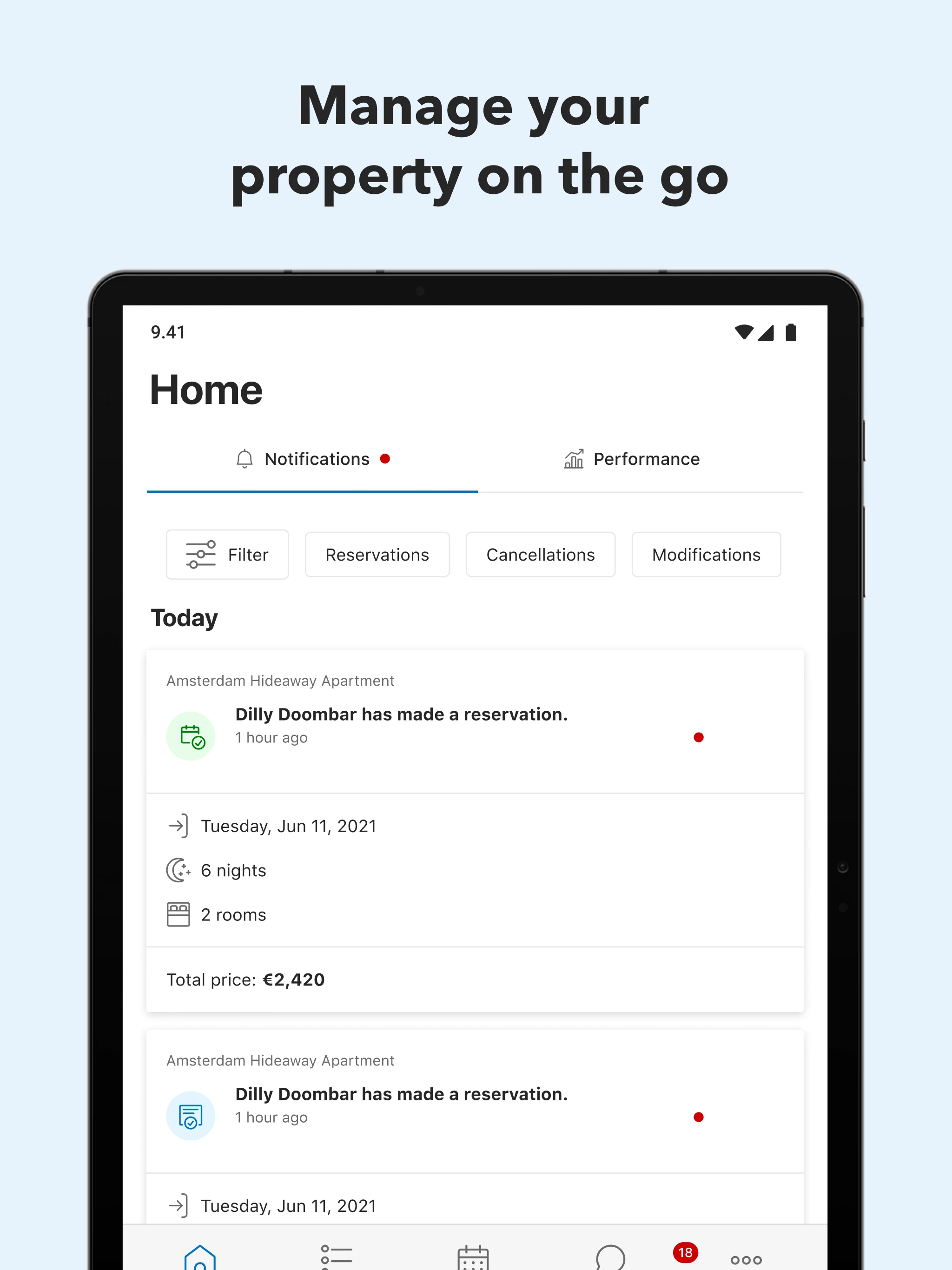 Pulse for Booking.com Partners screenshot